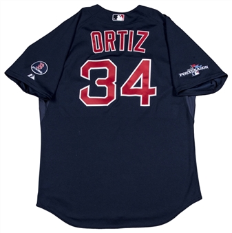 2013 David Ortiz Game Used Boston Red Sox Alternate Away Jersey Worn on 09/28/2013 (MLB Authenticated)